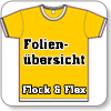 Folienübersicht (Flock & Flex) Folienübersicht (Flock & Flex)